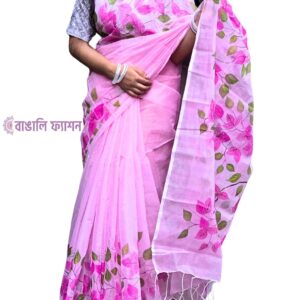 Handpaint Saree Bangladesh by Bangali Fashion