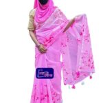 Cherry Handpaint saree-3 by Bangali Fashion