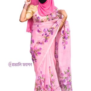Handpaint Saree Bangladesh by Bangali Fashion